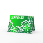 green lace_3 greeting card
