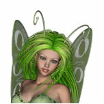 Green Lady Fairy 1 - 3D Fantasy Art - photo sculptures