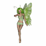 Green Lady Fairy 6 - 3D Fantasy Art - photo sculptures