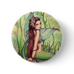 Green Lagoon Mermaid Button, Pin by Molly Harrison