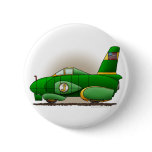 Green Land Speed Race Car Pins