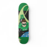 Green Lantern and Earth skateboards