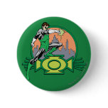 Green Lantern City Background and Logo buttons