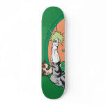 Green Lantern City Background and Logo skateboards