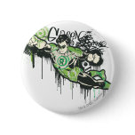 Green Lantern Graffiti Character buttons