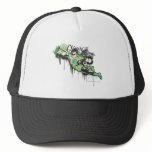 Green Lantern Graffiti Character hats