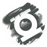 Green Lantern Spray Symbol stickers