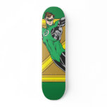Green Lantern  with Background skateboards