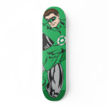 Green Lantern with Logo Background skateboards