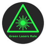 Green Laser Sticker