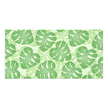 Green Leaf Pattern. Customized Photo Card