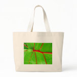 Green Leaf with Red Veins bags