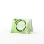 Green Leafs Note Card