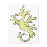 Green Leafy Sea Dragon Cartoon Shirt Postcards
