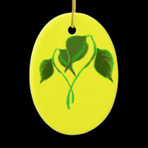 Green leaves Ornament