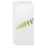 Green leaves rack cards