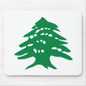 Green Lebanon Cedar mousepads