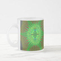 green lights coffee mug