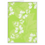 Green Lilly Pattern Card