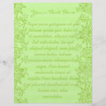 Green Lime Striped Swirled Flyer