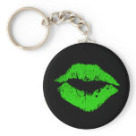 Green Lips Keychain