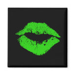 Green Lips Magnet