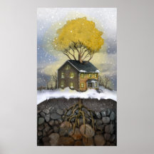 Green Living Print