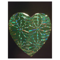 Green Love Heart Custom Flyer
