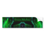 Green Machine bumper stickers