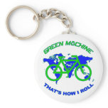 Green Machine keychains