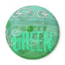 Green Refrigerator Magnet