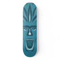 Green Man Cool Winter Colours Skateboard