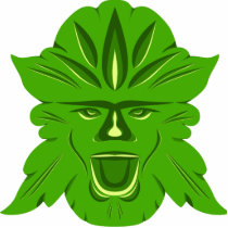 Green Man Photo Sculpture