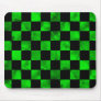 Green marble Checkerboard Mouse Mats