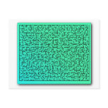 Green Maze Postcard