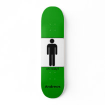 green, mens, oh really?, Andrews Skate Boards