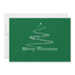 Green Merry Christmas Invitation Template