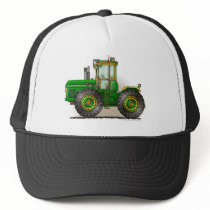 Green Monster Tractor Hats