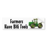 "Green Monster Tractor, Have BIG T... Bumper Stick Bumper Sticker