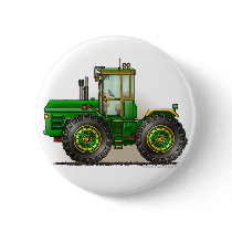 Green Monster Tractor Pins