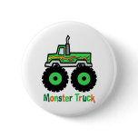 Green Monster Truck buttons