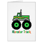 Green Monster Truck cards