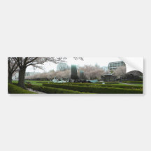 Green Monument III Bumper Stickers
