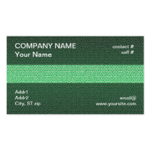 Green mosaic business card