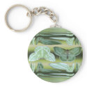 Green moth ~ keychain