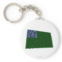 Green Mountain Boys flag keychains