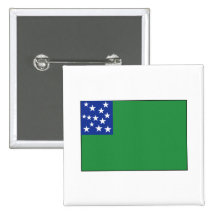 Green Mountain Boys Flag Pinback Button