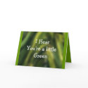 Green Multi-tones-customise any occasion cards