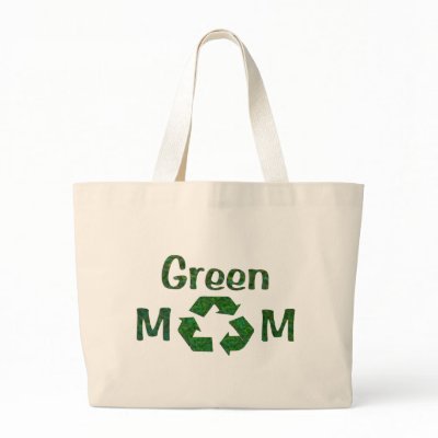 green mum canvas bags by trish1968