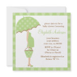 Green Mum To Be Baby Shower Invitations